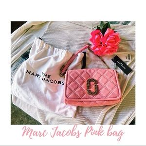 New with Tags Marc Jacobs pink crossbody bag with tags and dust bag